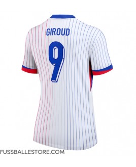 Günstige Frankreich Olivier Giroud #9 Auswärtstrikot Damen EM 2024 Kurzarm